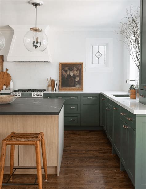 Green Kitchen Cabinets Drbeckmann