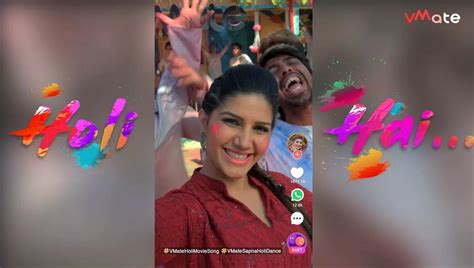 Sapna Chaudhary Releases A New Holi Music Video With Vmate