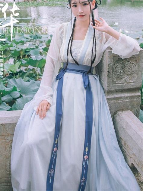 Orient Asian Clothes Ruqun Ru Dresses Embroidered Women Hanfu Dresses