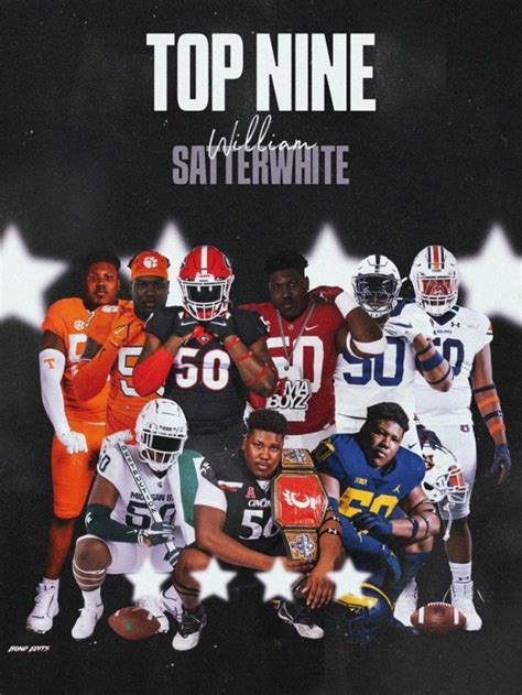 College Football Recruiting William Satterwhites Final 9 Is A Whos