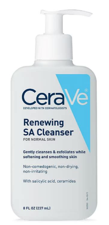 Cerave Renewing Sa Body Cleanser Fragrance Free Body Wash 1source