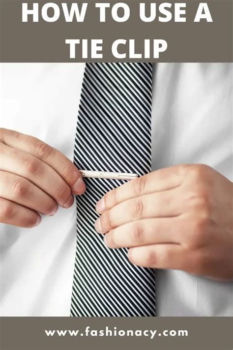 How To Use A Tie Clip The Right Way To Wear One