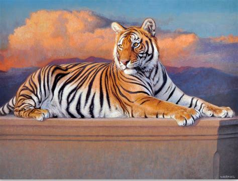 El Club Del Arte Latino Galería De Tigres Pintados Con óleo Sobre Lienzo