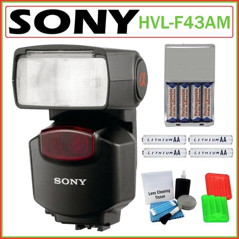 Sony Dslr Alpha Hvl F43am Camera Flash Unit Kit On Camera Shoe Mount Flashes