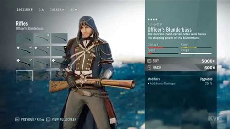 Assassin S Creed Unity All Rifles Pc Hd P Youtube