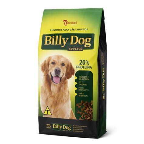 Ração Billy Dog Para Cães Adultos 25kg Petnautas