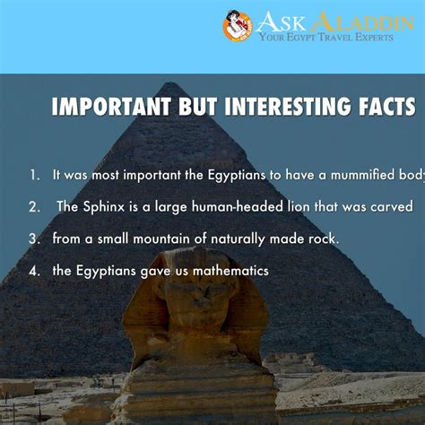 10 facts about egypt
