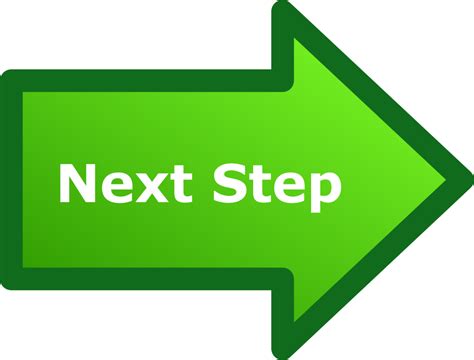 Next Step Arrow - Next Step Sign Png - (1024x779) Png Clipart Download