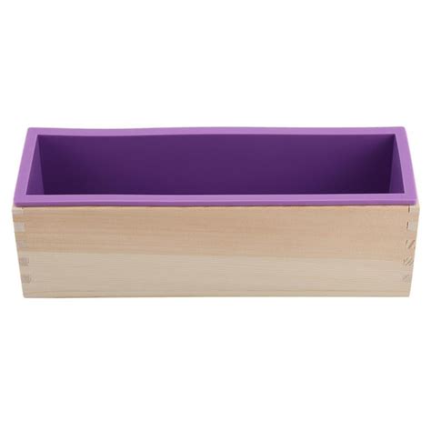 G De Silicona Jab N Molde Caja Rectangular De Madera Con Flexible