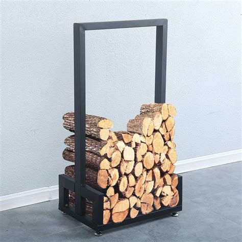 Weven Industrial Heavy Duty Firewood Log Rack For Home