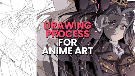 Drawing Process For Anime Art By Juha Ekman