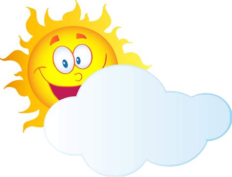 Sun And Clouds Clip Art