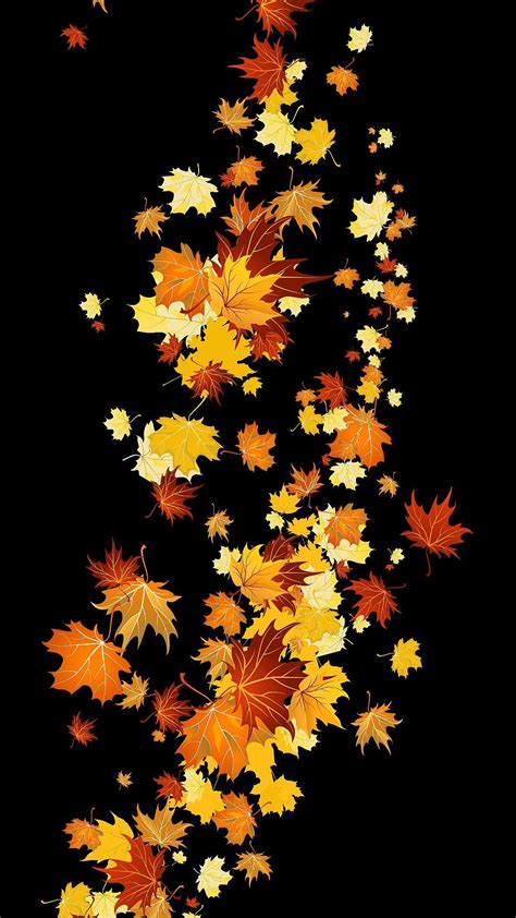 Dark Autumn Leaves Wallpapers Wallpaper Cave