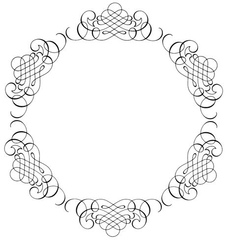 Circle Elegant Border Logo Clip Art Library