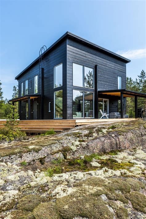 Inspiration For A Modern Log House Honka Scandinavian Modern House