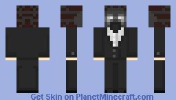 Gas Mask Gentleman Minecraft Skin