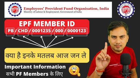 What Is Member Id In Pf Account Epf Member Id Explain In Detail