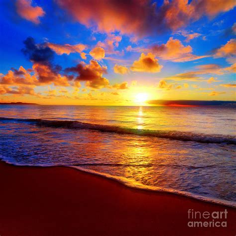 Sunset beach resort is for those wanting to be away from the hustle and bustle of patongs main strip but close enough to visit it with a very short trip to the town center. Beautiful Tropical Sunset On The Beach Photograph by Idiz