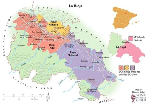 La Rioja Wine Map Wine Map Rioja Wine Rioja