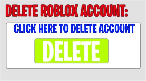 How To Delete Your Account In Roblox L Wudybloxer