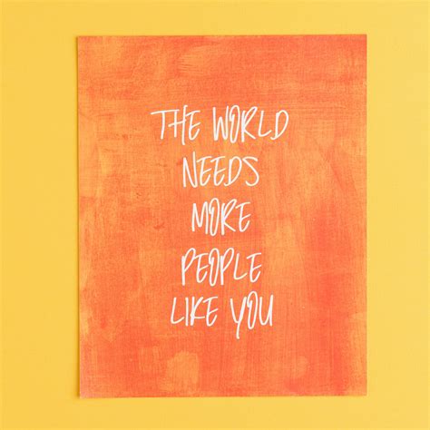 the world needs more people like you flat greeting card special people quotes greeting cards