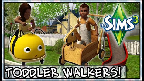 The Sims 3 Cc Toddler Animal Walkers By Around The Sims 3 Youtube