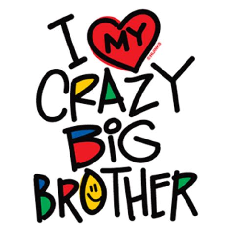 2254 I Love My Crazy Big Brother 525x675