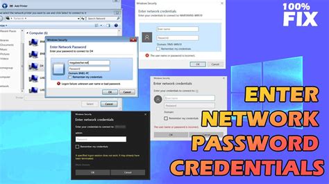 How To Fix Enter Network Password Credentials Windows File Sharing