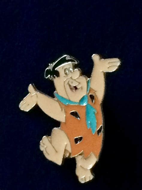 Disny Fred Flintstone Vintage Lapel Pin Etsy