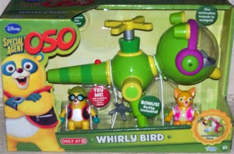 Disney Special Agent Oso Whirly Bird With Bonus Dotty Figure