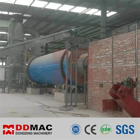 High Drying Efficiency Rotary Drum Dryer For Biomass Bagasse Cassava