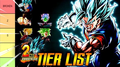 This list will help you to get the best of characters. THE 2ND YEAR ANNIVERSARY TIER LIST | Dragon Ball Legends ...