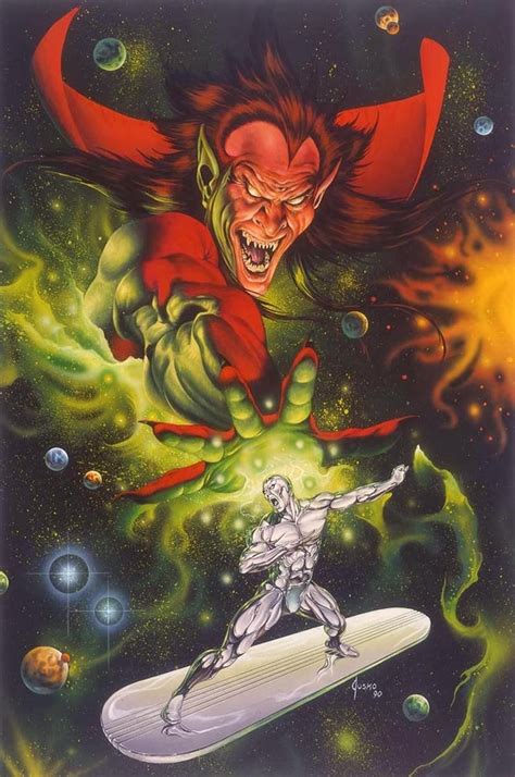 Silver Surfer Judgement Day 1 Cover By Joe Jusko And John Buscema R