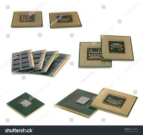 Central Processing Unit Isolated Stock Photo 35980432 Shutterstock