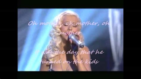 Christina Aguilera Oh Mother Lyrics Youtube