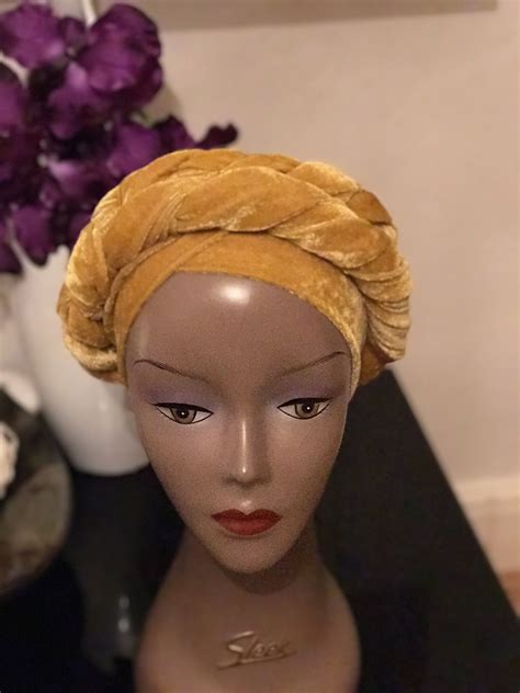 These Beautiful Turban Is Custom Made And Easy To Wears And Wrap For A
