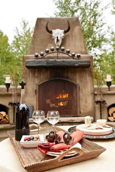 Pin By Janelle Tyler On Western Fall Fireplace Beautiful Outdoor