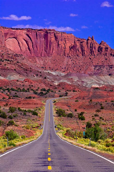 Highway 24 Capitol Reef National Park Utah Usa Blaine Harrington Iii