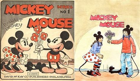 Old New Mickey Mouse Classic Mickey Mouse Comic Display Classic Comics