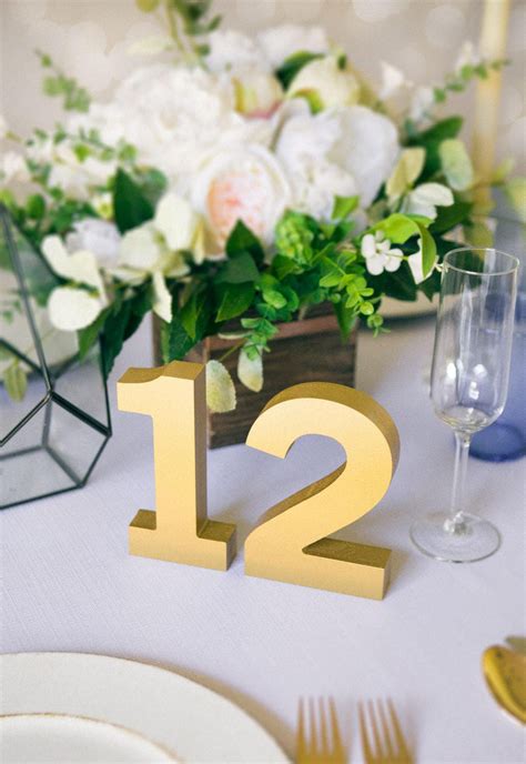 Table Numbers Wedding Table Numbers Centerpiece Table Decor Etsy