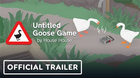 Untitled Goose Game Official Co Op Release Date Trailer Youtube
