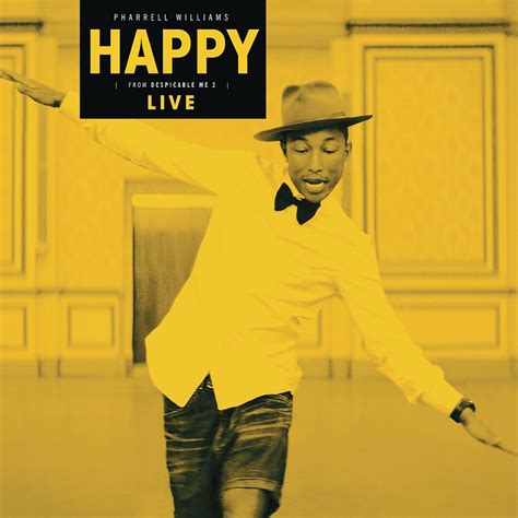 Happy Live Single By Pharrell Williams Digital Art By Music N Film Prints