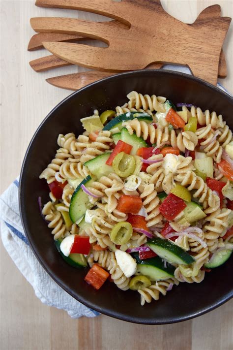 There are many varieties such as fusilli what vegetables can you include your pasta salad? Cold Italian Pasta Salad | Vegetarian Side Dish Recipe
