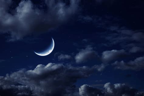 Sky Night Clouds Moon Nature Wallpapers Hd Desktop And Mobile