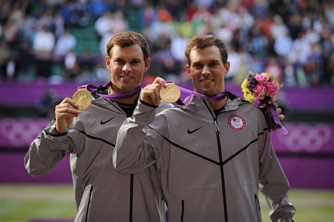 The Bryan Brothers With Their Olympic Gold Medals Bryan Brothers