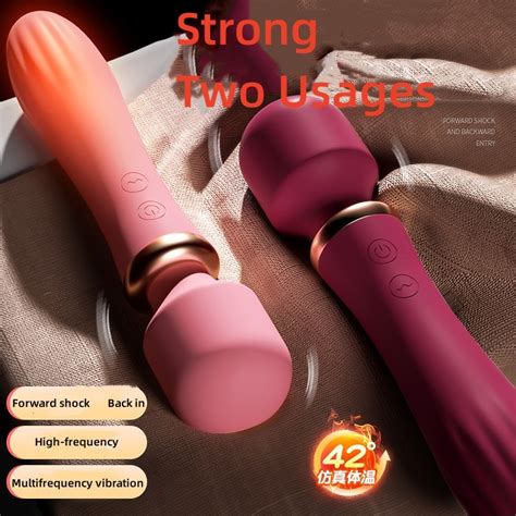 God Of Love Heating Strong Vibrator Female Masturbator Massage Stick Toys Adult Sex Toys For