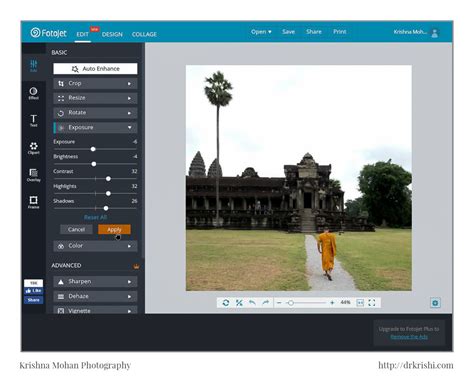 Edit your photo with ease! Fotojet - Free Online Photo Editor - Krishna Mohan Photography