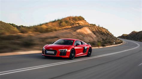 2016 Audi R8 V10 Coupe Cars Red Wallpapers Hd Desktop And