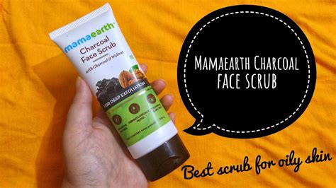 Best Scrub For Oily Skin Mamaearth Charcoal Face Scrub For Oily Skin