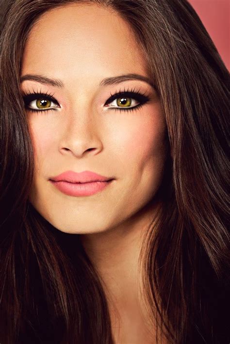 Kristin Kreuk Celebrity Inspiration For Dark Brown Hair And Hazel